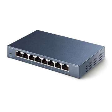 SWITCH DE MESA DE 8 PORTAS 10/100/1000MBPS 